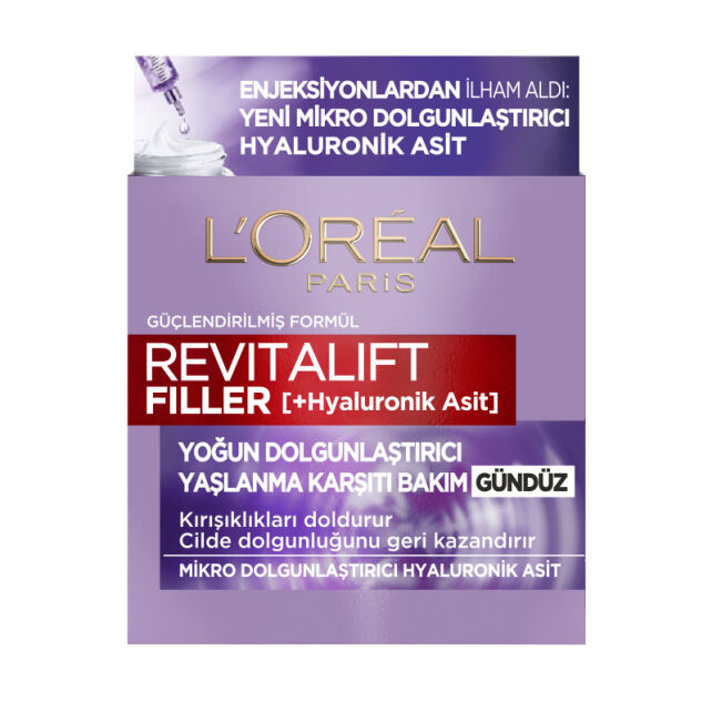 Loreal Paris Revitalift Filler Hyaluronic Acid Gündüz Bakım Kremi 50ml - 1