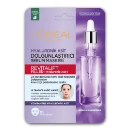 Loreal Paris Revitalift Filler Mask - Anti Aging Kağıt Maske 28g - 1