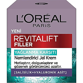 Loreal Paris Revitalift Filler - Yağlanma Karşıtı Su Bazlı Jel Nemlendirici 50ml - 2