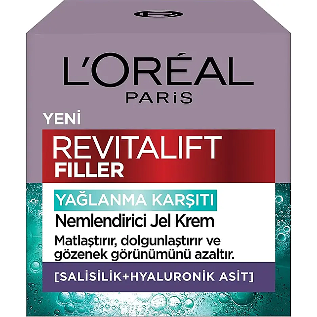 Loreal Paris Revitalift Filler - Yağlanma Karşıtı Su Bazlı Jel Nemlendirici 50ml - 2