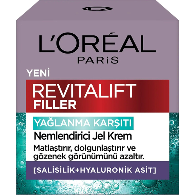 Loreal Paris Revitalift Filler - Yağlanma Karşıtı Su Bazlı Jel Nemlendirici 50ml - 2