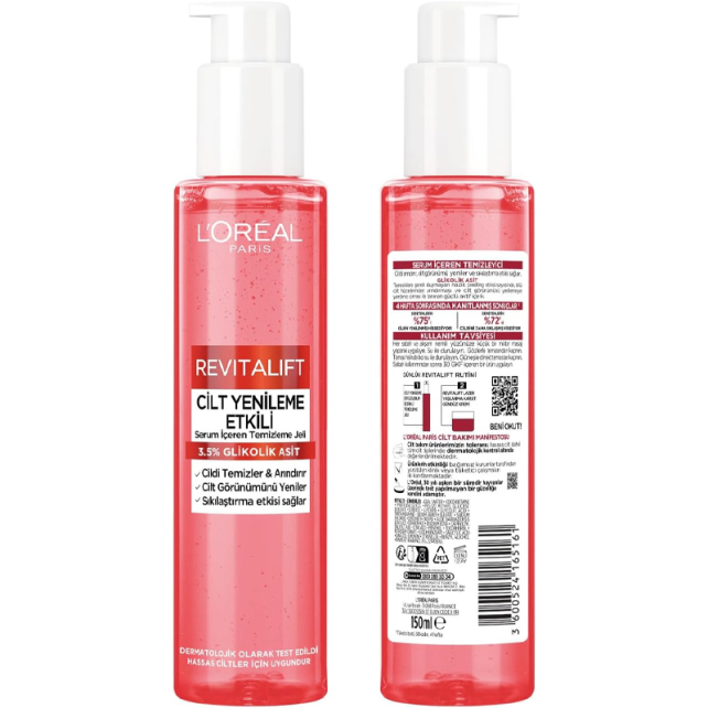 Loreal Paris Revitalift Glikolik Asit - Cilt Yenileme Etkili Temizleme Jeli 150ml - 2