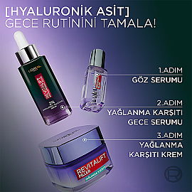 Loreal Paris Revitalift Hyaluronic Acid - Yağlanma Karşıtı Gece Serumu 30ml - 2