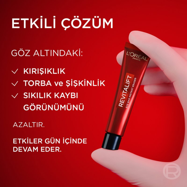 Loreal Paris Revitalift Lazer Eyebag Instant Eraser - Göz Çevresi Bakım Kremi 15ml - 6