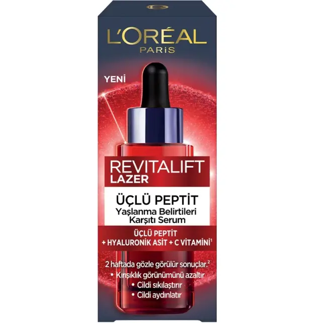 Loreal Paris Revitalift Lazer - Üçlü Peptit Yaşlanma Karşıtı Serum 30ml - 2