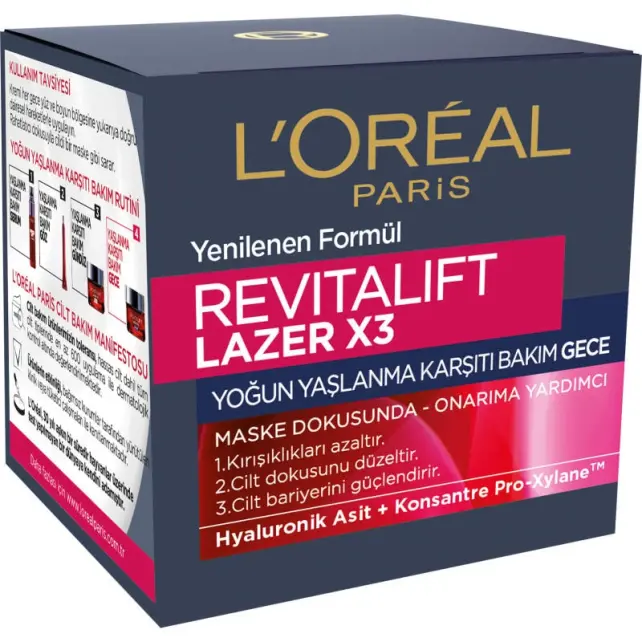Loreal Paris Revitalift Lazer X3 Gece Kremi 50ml - 2