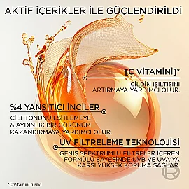 Loreal Paris Revitalift Vitamin C Tinted Glow Daily Fluid SPF 30 - Renkli Nemlendirici 40 ml - 4