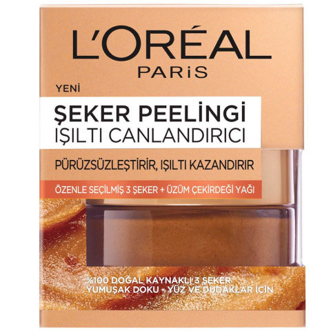 Loreal Paris Şeker Peeling Işıltı Canlandırıcı 50 ml Loreal Paris Şeker Peeling Işıltı Canlandırıcı 50 ml