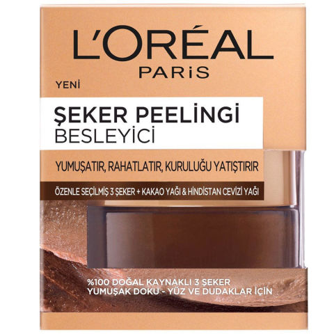 Loreal Paris Şeker Peelingi Besleyici Etkili 50ml Loreal Paris Şeker Peelingi Besleyici Etkili 50ml