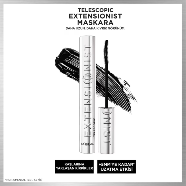 Loreal Paris Telescopic Extensionist - Maskara Siyah - 3