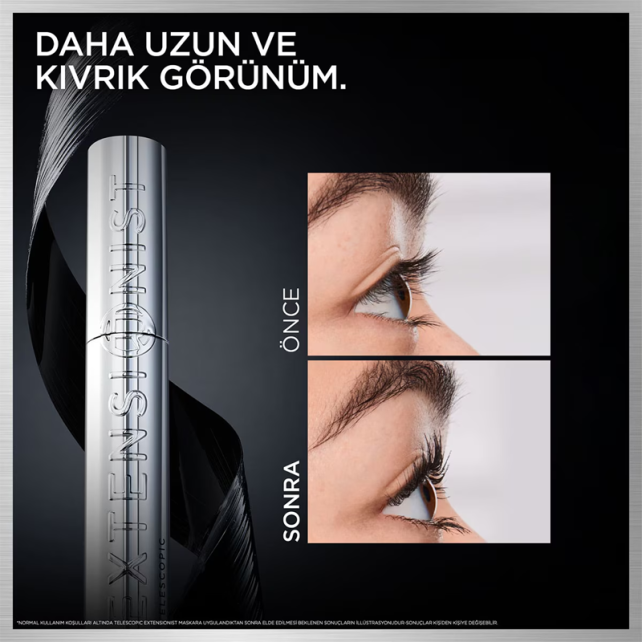 Loreal Paris Telescopic Extensionist - Maskara Siyah - 10