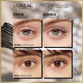 Loreal Paris Telescopic Gold Maskara - Siyah - 3