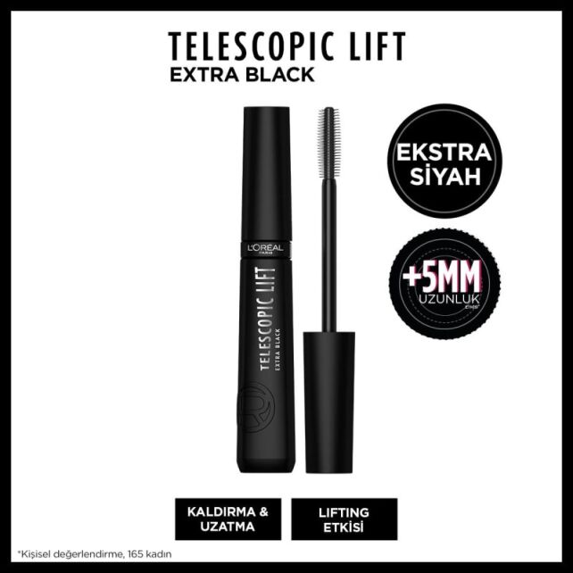 Loreal Paris Telescopic Lift Maskara - Extra Black - 3