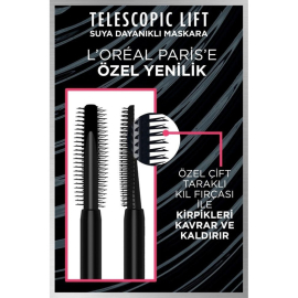 Loreal Paris Telescopic Lift Waterproff Maskara - Siyah - 3