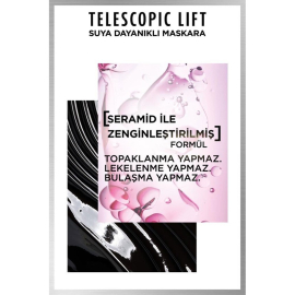 Loreal Paris Telescopic Lift Waterproff Maskara - Siyah - 4