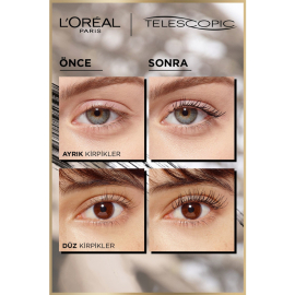 Loreal Paris Telescopic Waterproof - Suya Dayanıklı Maskara 7.7ml - 5
