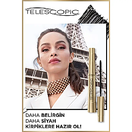 Loreal Paris Telescopic Waterproof - Suya Dayanıklı Maskara 7.7ml - 6
