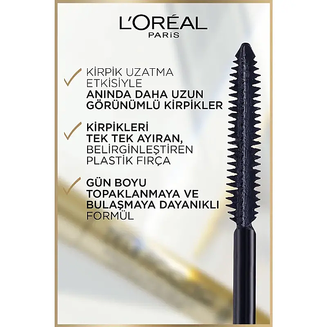 Loreal Paris Telescopic Waterproof - Suya Dayanıklı Maskara 7.7ml - 7