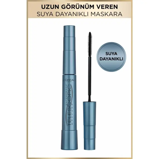 Loreal Paris Telescopic Waterproof - Suya Dayanıklı Maskara 7.7ml - 3
