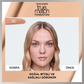 Loreal Paris True Match Foundation - Mat Föndöten No: 2R - 3