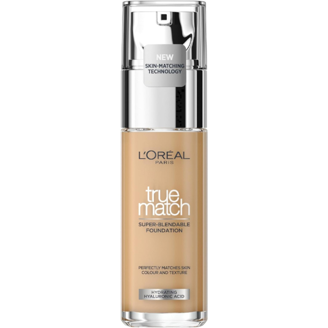 Loreal Paris True Match Foundation - Mat Föndöten No: 3N Creamy Beige - 1