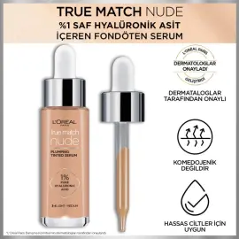 Loreal Paris True Match Nude Serum Fondöten No: 3-4 Light Medium - 3