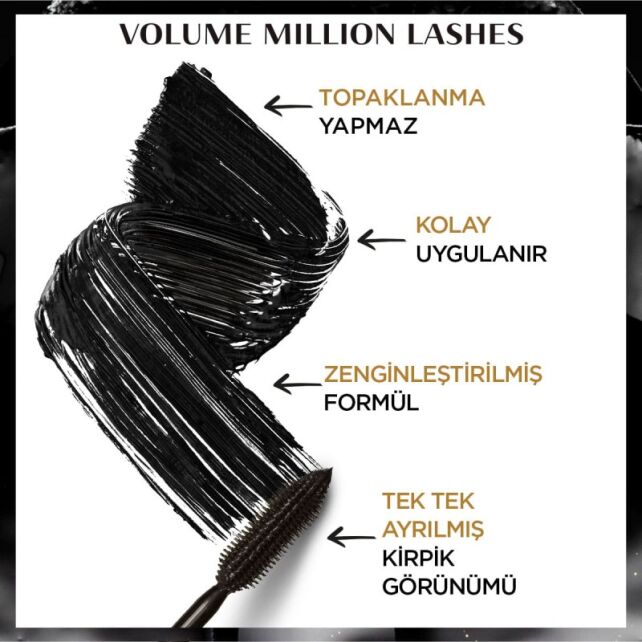 Loreal Paris Volume Million Lashes Maskara - 3