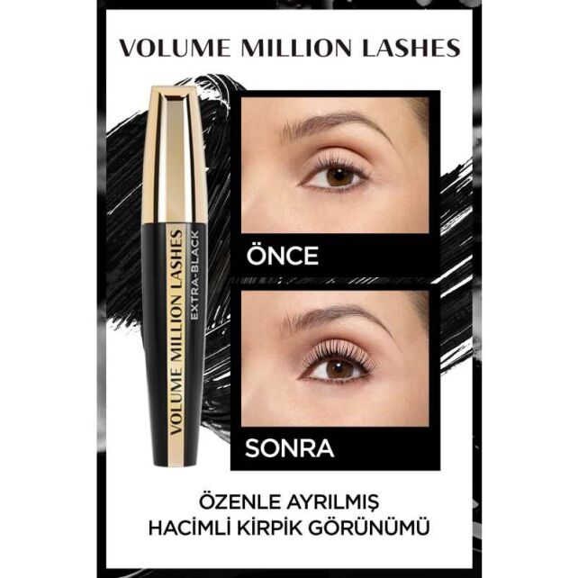 Loreal Paris Volüme Million Lashes Maskara Ekstra Siyah - 2