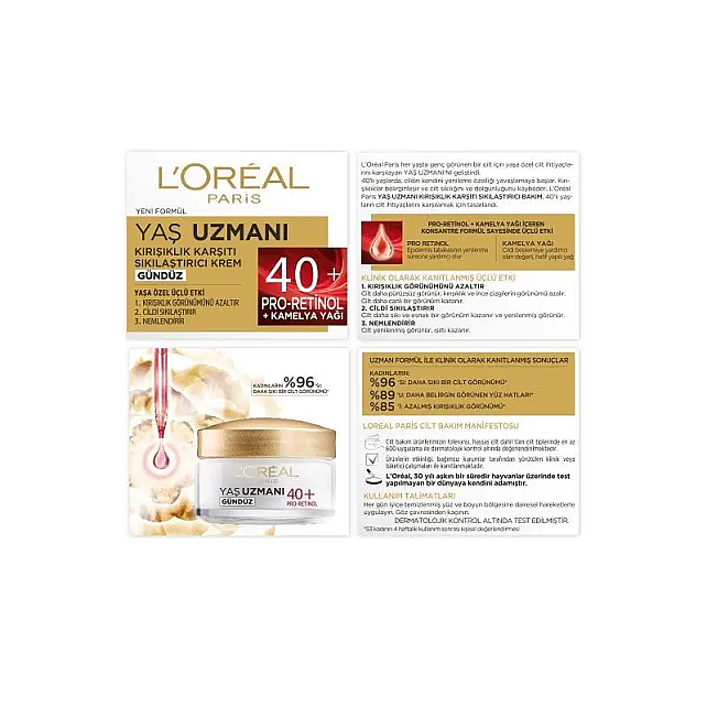Loreal Paris Yaş Uzmanı 40+ Anti-Aging Bakım Kremi 50ml - 4