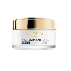 Loreal Paris Yaş Uzmanı 50+ Kırışıklık Karşıtı Gece Bakım Kremi 50ml - 2