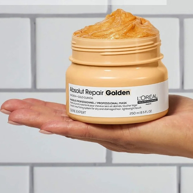 Loreal Professionnel Absolut Repair Golden Mask - Onarıcı Saç Bakım Maskesi 250ml - 2