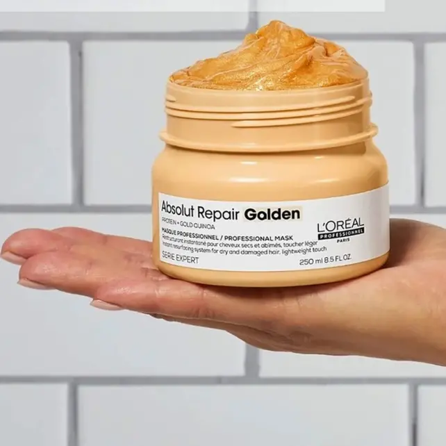 Loreal Professionnel Absolut Repair Golden Mask - Onarıcı Saç Bakım Maskesi 250ml - 2