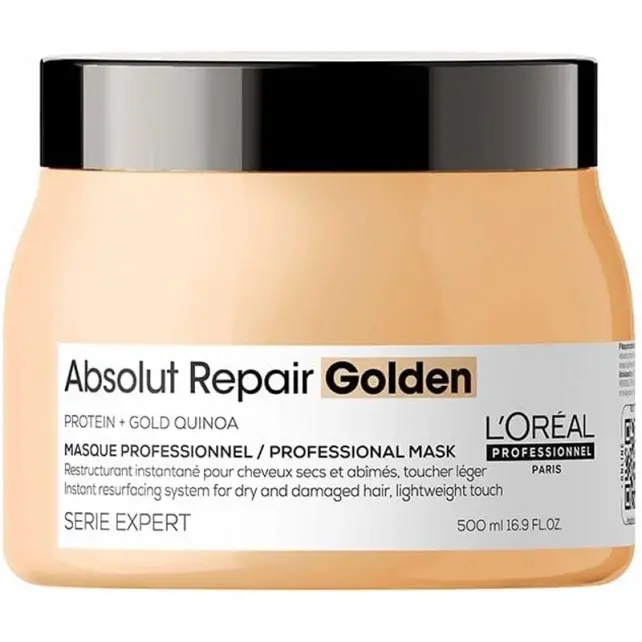 Loreal Professionnel Absolut Repair Golden Mask - Onarıcı Saç Bakım Maskesi 500ml - 1