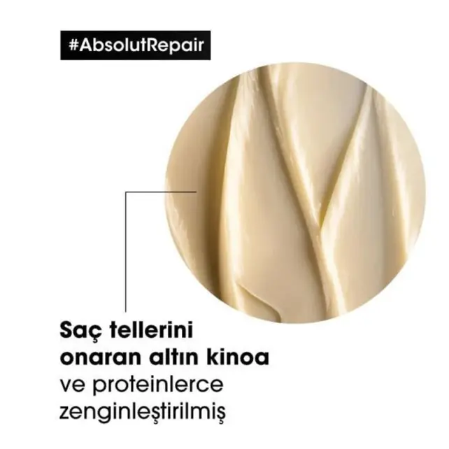 Loreal Professionnel Absolut Repair Mask - Onarıcı Etkili Bakım Maskesi 500ml - 2