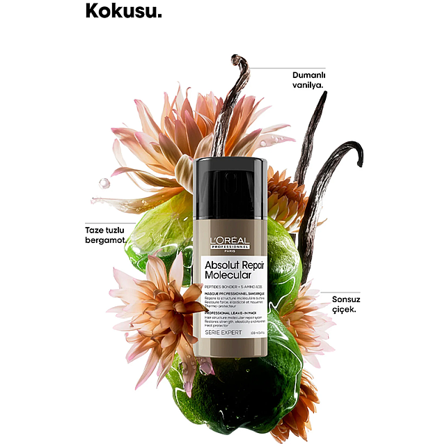 Loreal Professionnel Absolut Repair Molecular Mask - Onarıcı Bakım Maskesi 100ml - 4