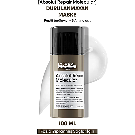 Loreal Professionnel Absolut Repair Molecular Mask - Onarıcı Bakım Maskesi 100ml - 6