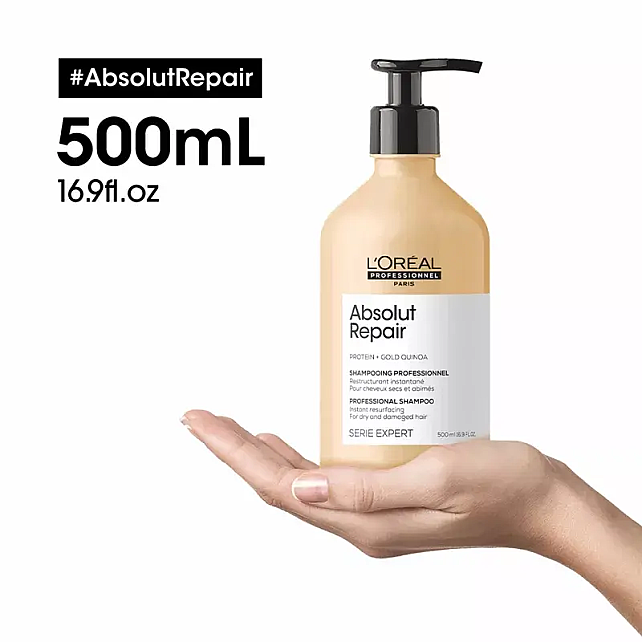 Loreal Professionnel Absolut Repair Shampoo - Onarıcı Etkili Bakım Şampuanı 500ml - 5