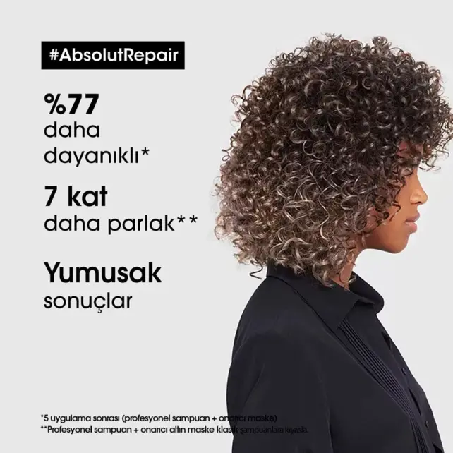 Loreal Professionnel Absolut Repair Shampoo - Onarıcı Etkili Bakım Şampuanı 500ml - 2