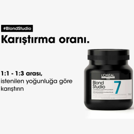 Loreal Professionnel Blond Studio 7 - Aydınlatıcı Platin Plus Macun 500gr - 3