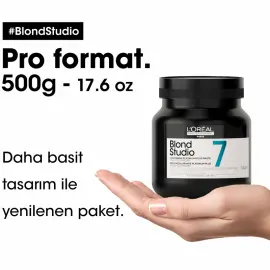 Loreal Professionnel Blond Studio 7 - Aydınlatıcı Platin Plus Macun 500gr - 4