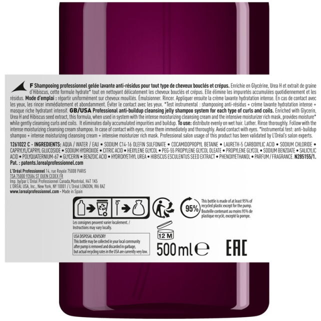 Loreal Professionnel Curl Expression Shampoo - Kıvırcık Saç Bakım Şampuanı 500ml - 3