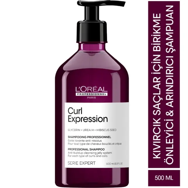 Loreal Professionnel Curl Expression Shampoo - Kıvırcık Saç Bakım Şampuanı 500ml - 4