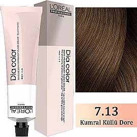 Loreal Professionnel Dia Color - Amonyaksız Saç Boyası No: 7.13 Kumral Küllü Dore 60ml - Loreal Professionnel