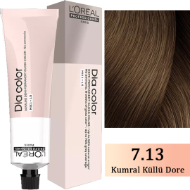 Loreal Professionnel Dia Color - Amonyaksız Saç Boyası No: 7.13 Kumral Küllü Dore 60ml - Loreal Professionnel
