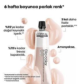 Loreal Professionnel Dia Color - Amonyaksız Saç Boyası No: 8.1 Açık Kumral Küllü 60ml - 3