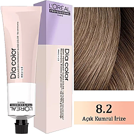 Loreal Professionnel Dia Color - Amonyaksız Saç Boyası No: 8.2 Açık Kumral İrize - Loreal Professionnel