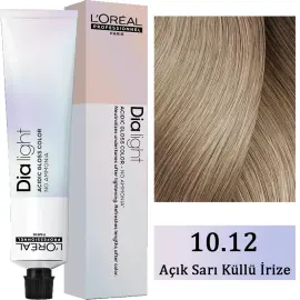 Loreal Professionnel Dia Light - Amonyaksız Saç Boyası No: 10.12 Açık Sarı Küllü İrize 50ml - Loreal Professionnel