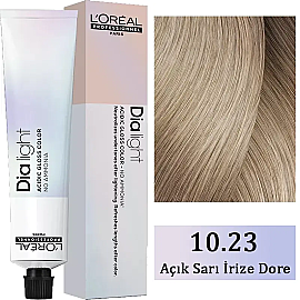 Loreal Professionnel Dia Light - Amonyaksız Saç Boyası No: 10.23 Açık Sarı İrize Dore 50ml - Loreal Professionnel