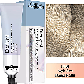 Loreal Professionnel Dia Light - Amonyaksız Saç Boyası No: 10.01 Açık Sarı Doğal Küllü 60ml - Loreal Professionnel