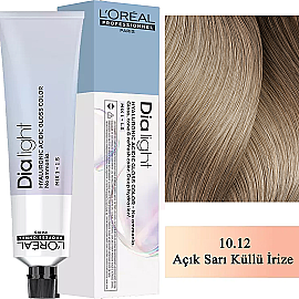 Loreal Professionnel Dia Light - Amonyaksız Saç Boyası No: 10.12 Açık Sarı Küllü İrize 60ml - Loreal Professionnel